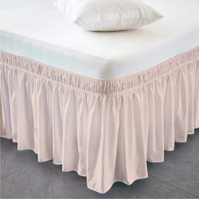 Wrap Around Dust Ruffle Bed Skirt 1000 Thread Count 100% Egyptian Cotton