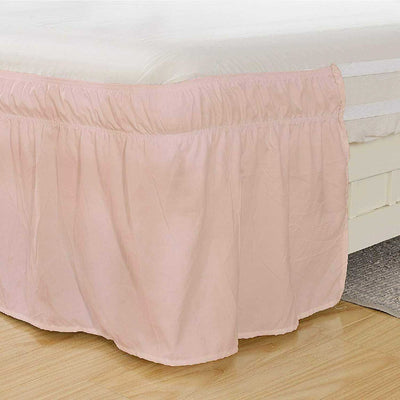 Wrap Around Dust Ruffle Bed Skirt 1000 Thread Count 100% Egyptian Cotton