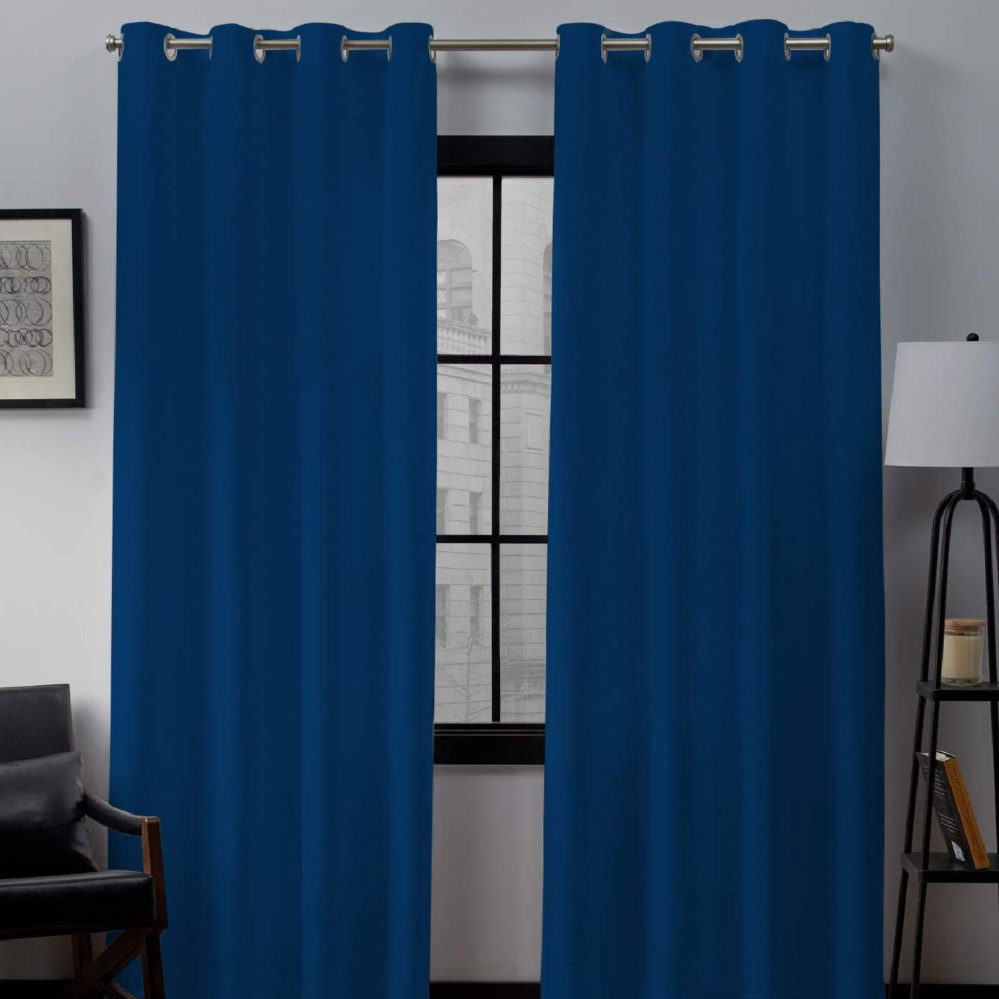 Grommet Semi-Blackout Curtains 1 Panel